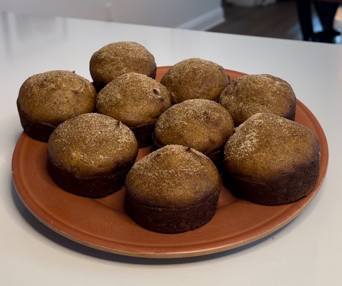 Cinnamon Apple Protein Muffins