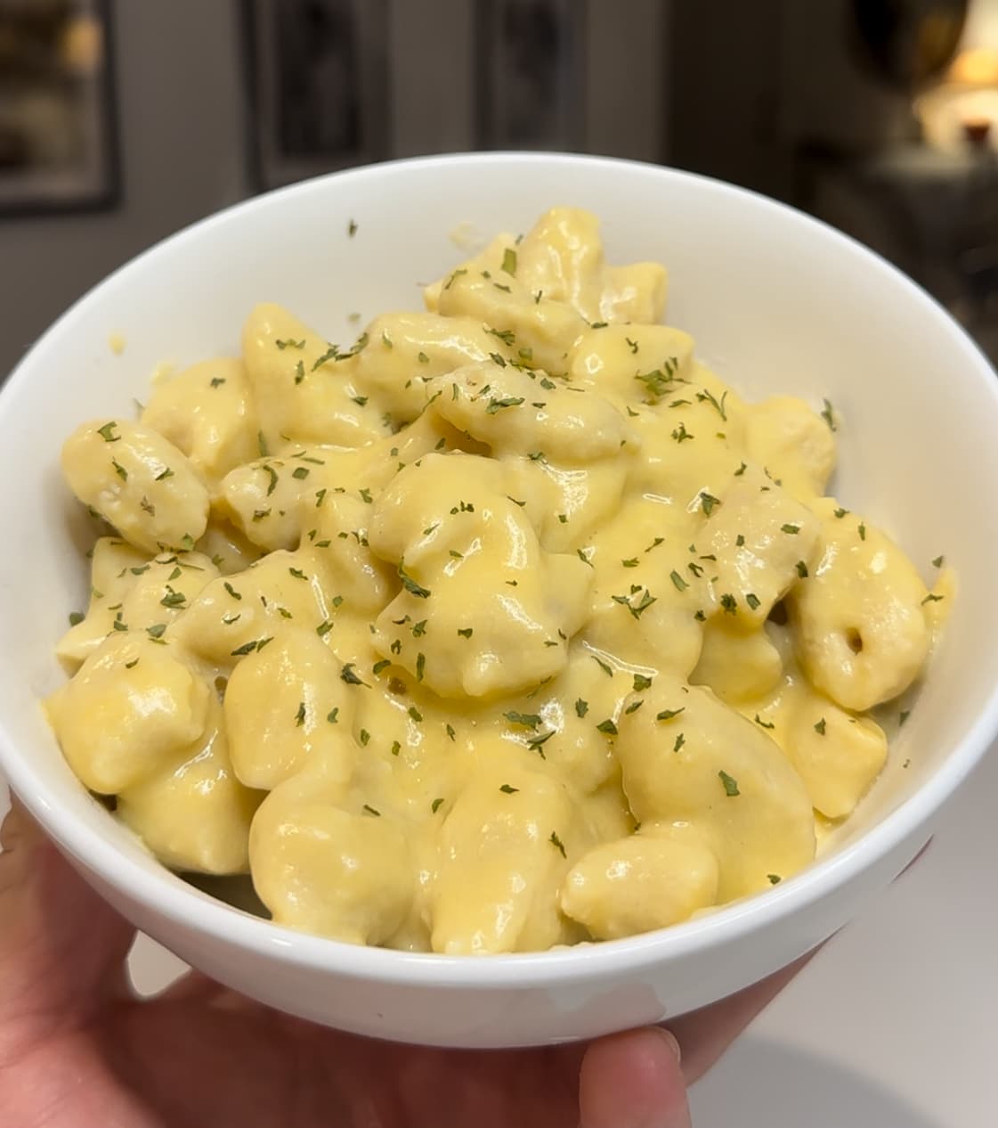 “Gnoch-n-Cheese” (Gnochhi Mac-n-Cheese) / High Protein & Low Carb