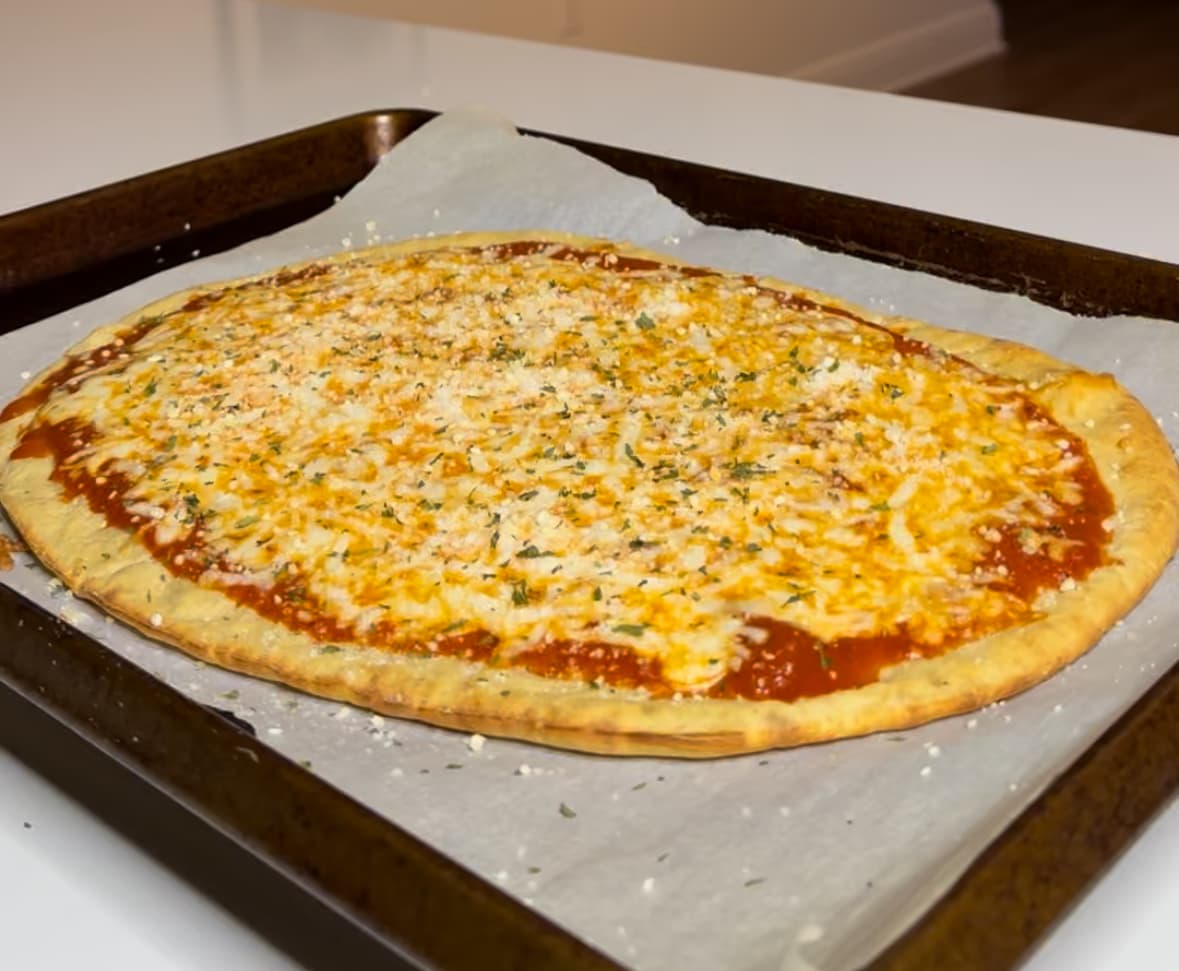 Potato Bread Pizza (High Protein & Low Carb)