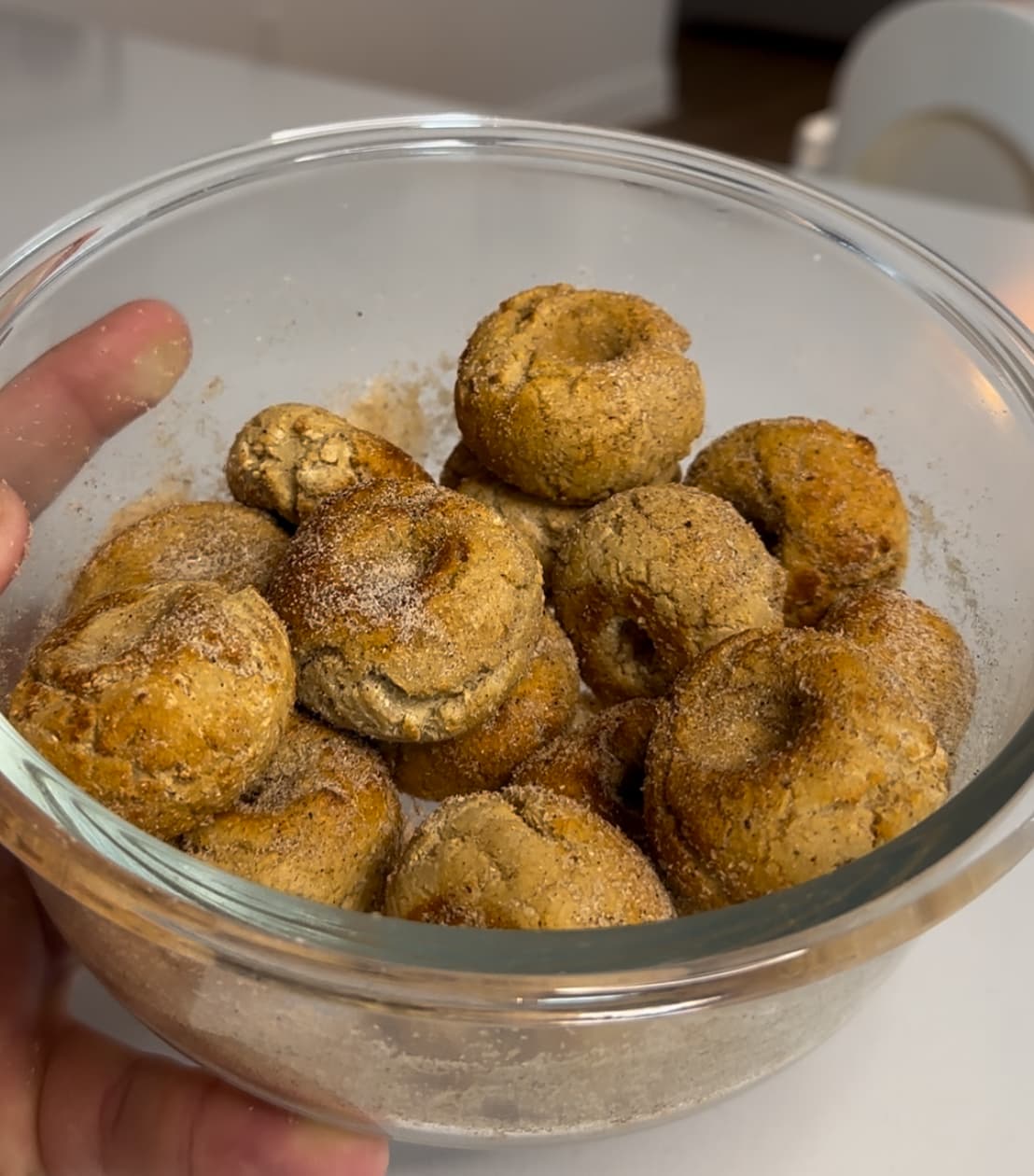 Cinnamon Sugar Mini Donuts (High Protein/Gluten Free)