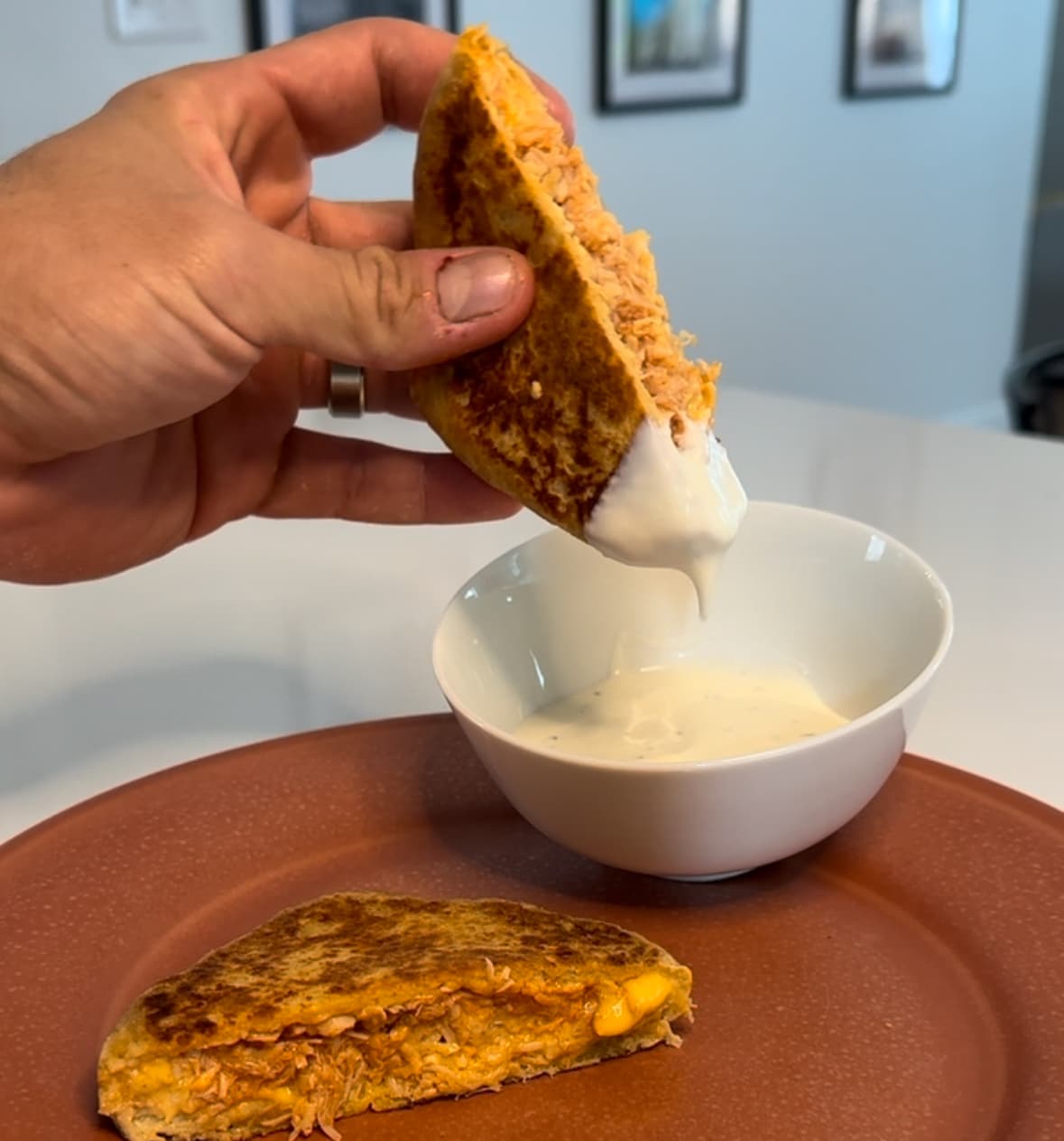 Buffalo Chicken Hot Pocket (High Protein / Low Carb)